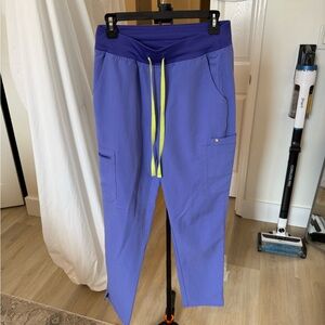 Figs Blueberry high wasted tall Zola Pants